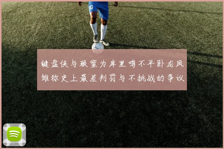 键盘侠与狼蜜为库里鸣不平卧龙凤雏称史上最差判罚与不挑战的争议